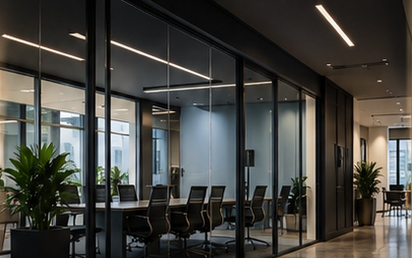Clean modern office